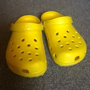 Yellow Classic Clogs Crocs